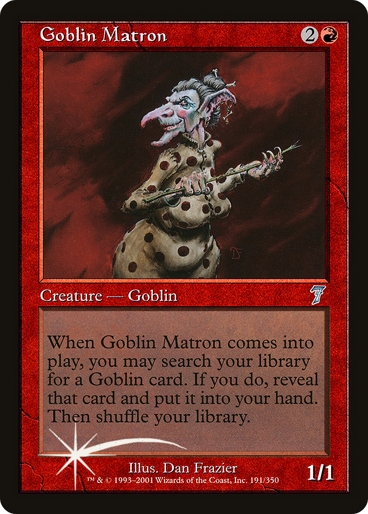 Goblin Matron (7ED-191☆) - Seventh Edition Foil - Game Nerdz