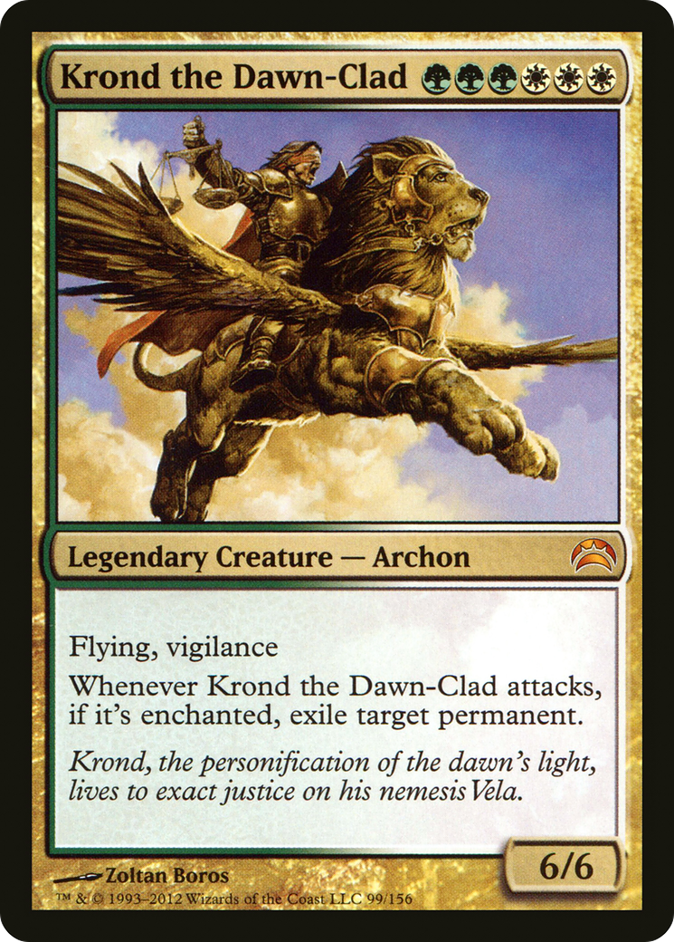 Krond Krond the Dawn-Clad (PC2-099) - Planechase 2012 - Game Nerdz