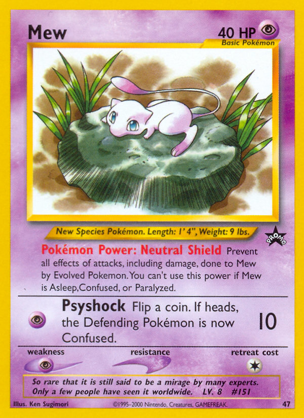 Mew 47/53 - Wizards Black Star Promos - Game Nerdz