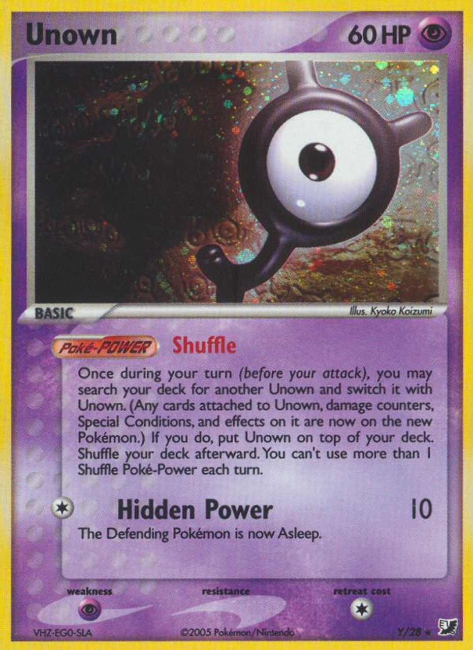 Unown [U] 51/75 - Neo Discovery 1st Edition - Game Nerdz