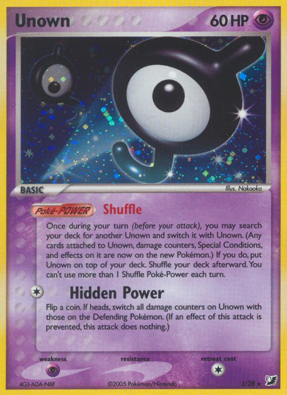 Unown [U] 51/75 - Neo Discovery 1st Edition - Game Nerdz