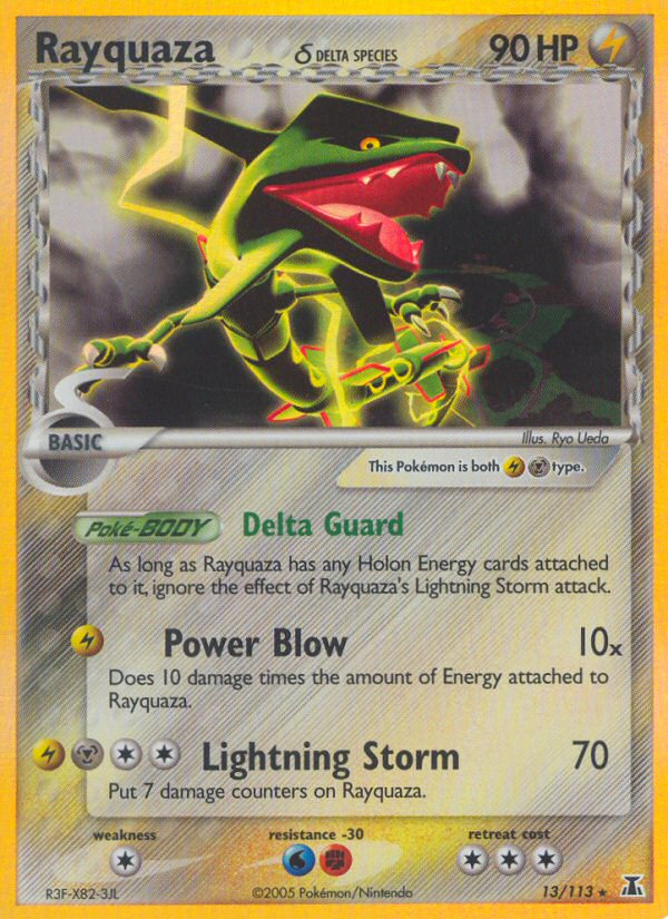 Rayquaza δ 13/113 - Delta Species Holofoil - Game Nerdz