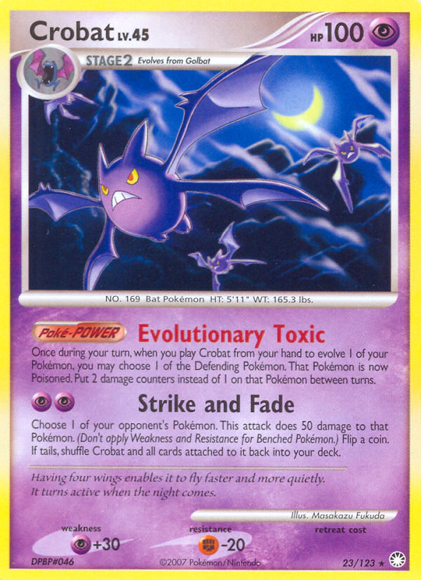crobat pokemon card value Amazon.com: Pokemon - Crobat V 182/189 - Darkness Ablaze - Full Art Holo -  Single Card