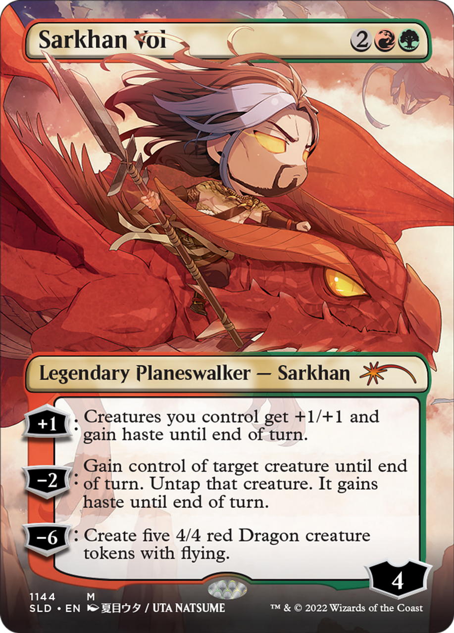 Sarkhan Vol (SLD-1144) - Secret Lair Drop (Borderless) Foil