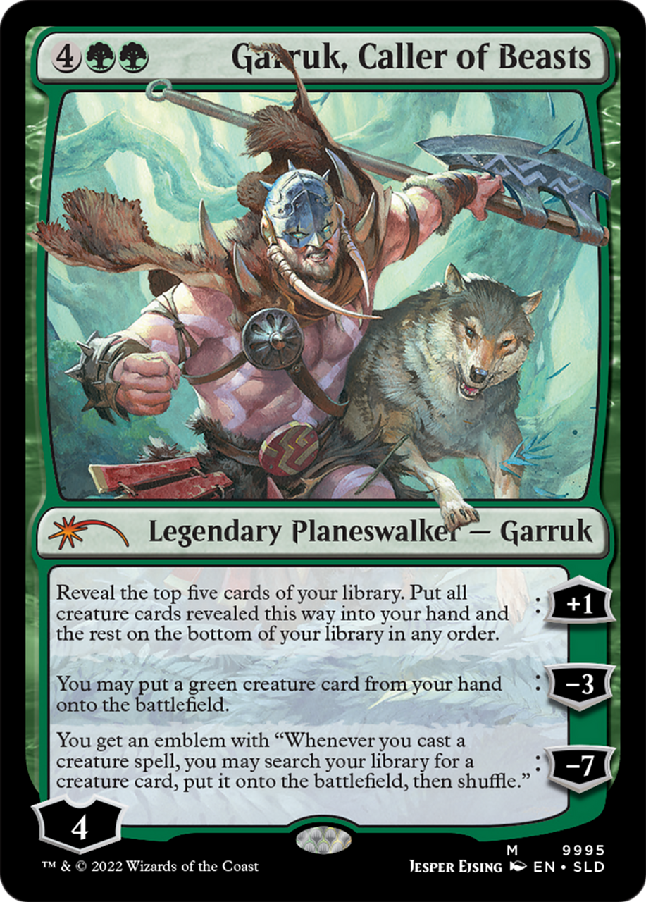 Garruk, Caller of Beasts (SLD-9995) - Secret Lair Drop
