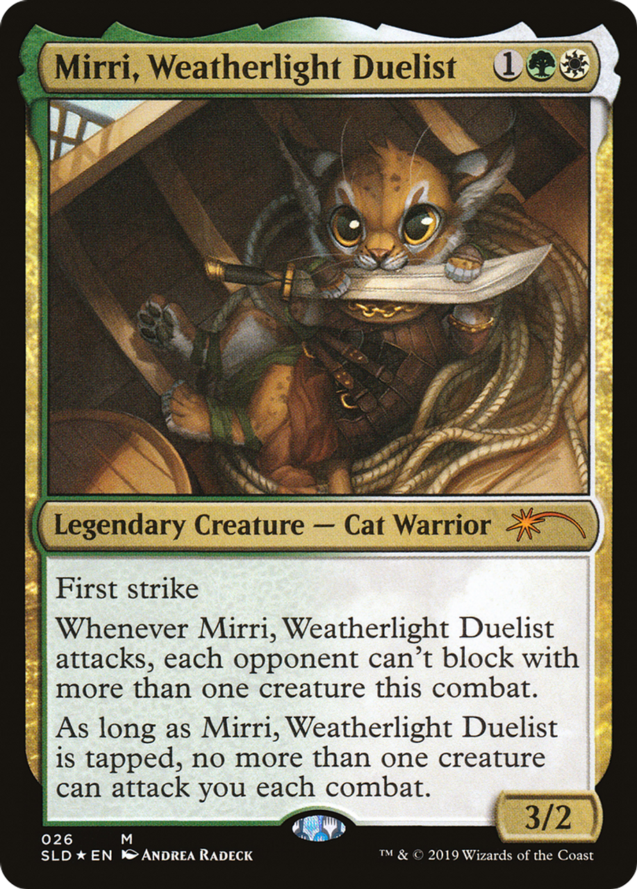 マジック：ザ・ギャザリング Mirri, Weatherlight Duelist foil Mirri, Weatherlight Duelist (Foil Etched) | Commander