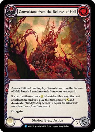 Convulsions from the Bellows of Hell (Red) (MON132) Monarch Unlimited  Edition - Game Nerdz