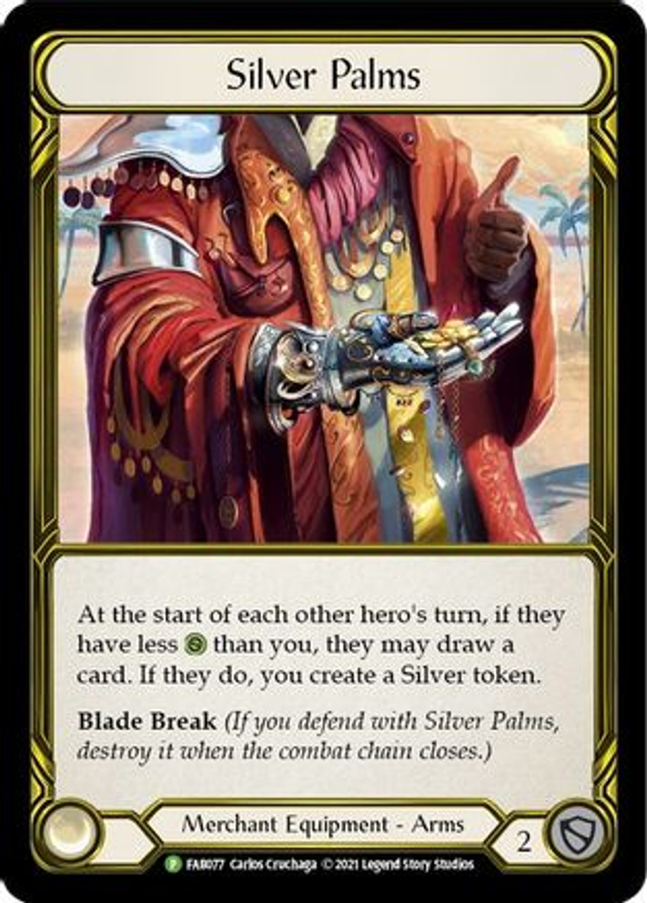 Silver Palms (Golden) (FAB077) Flesh and Blood: Promo Cards Cold Foil