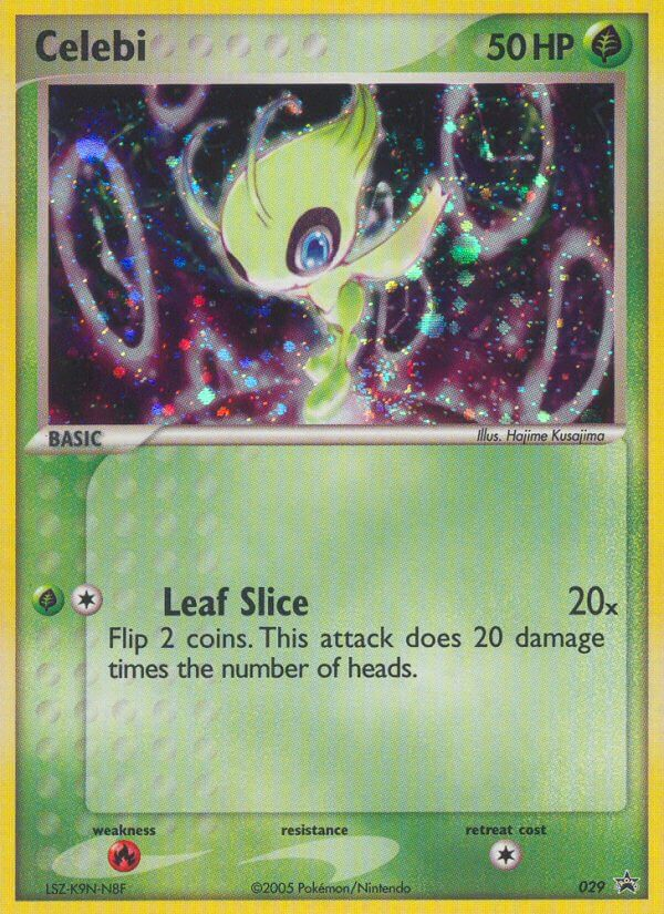 Celebi 29/40 - Nintendo Black Star Promos Holofoil - Game Nerdz