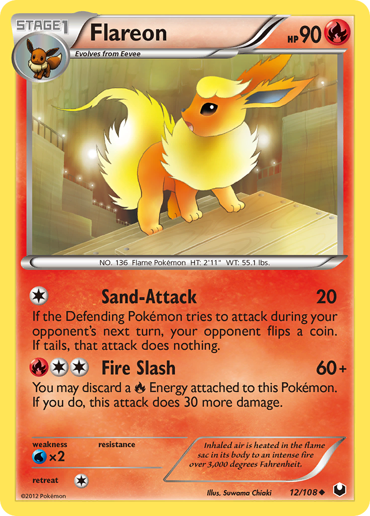 Flareon 12/108 - Dark Explorers - Game Nerdz