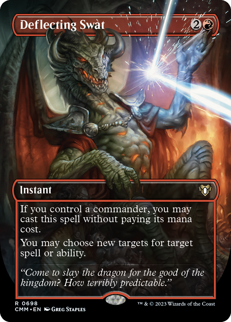 Deflecting Swat (CMM-698) - Commander Masters (Borderless) - Game