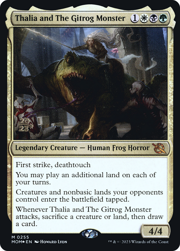 mtg thalia and the gitrog monster commander deck EDH Deck 100 Magic Cards Custom Deck Lands Landfall Abzan Sacrifice none) element.class Thalia and The Gitrog Monster