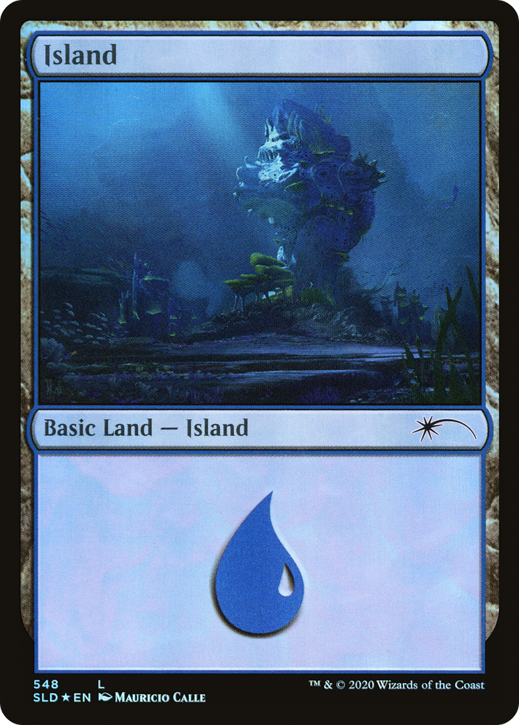 Island (SLD-548) - Secret Lair Drop Foil - Game Nerdz