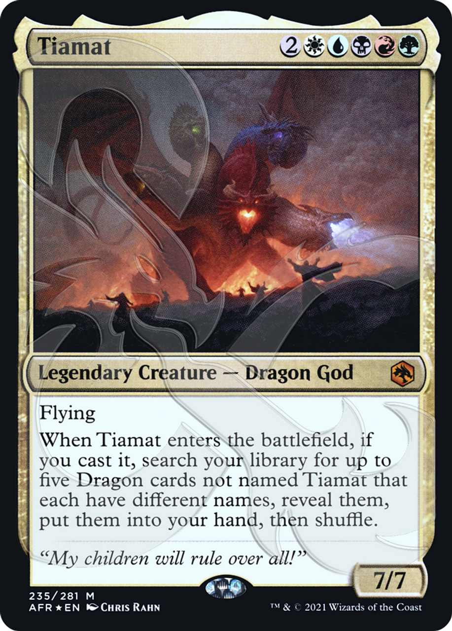 Tiamat (AFR&-235A) - Adventures in the Forgotten Realms