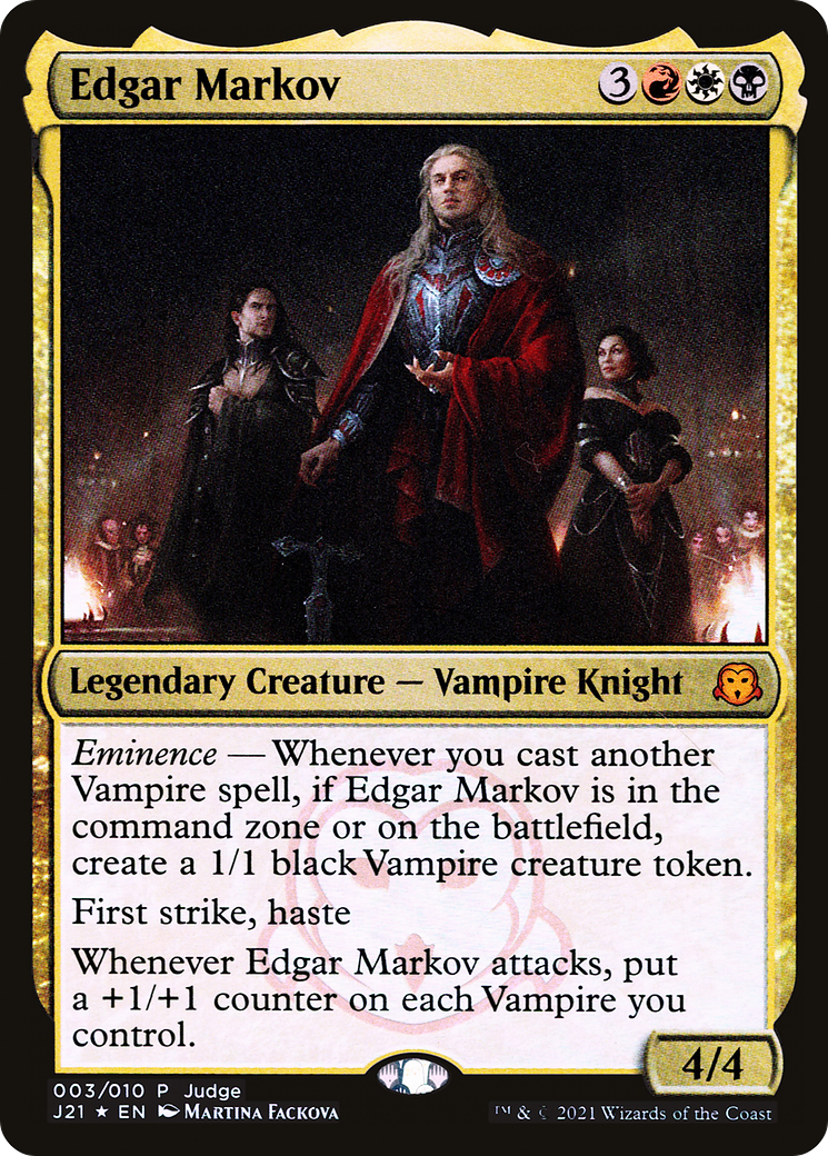 Edgar Markov (JDG-003) - Judge Gift Cards 2021 Foil - Game Nerdz