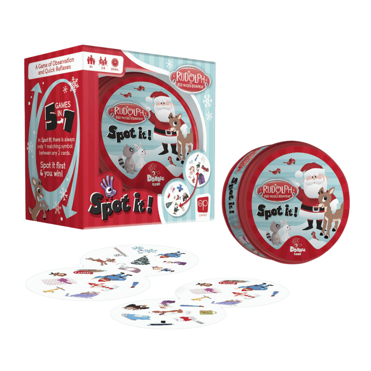 Spot It! Rudolph the Red-Nosed Reindeer - Game Nerdz