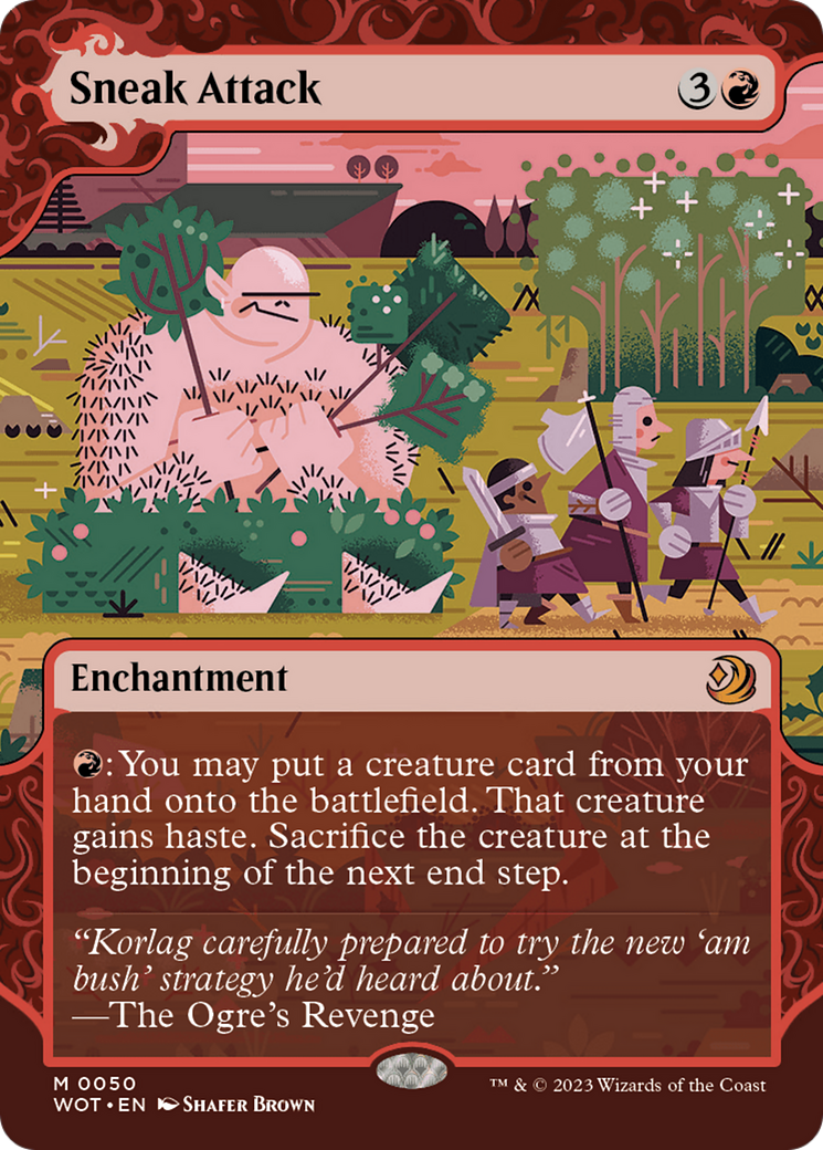 Sneak Attack (WOT-050) - Wilds of Eldraine: Enchanting Tales