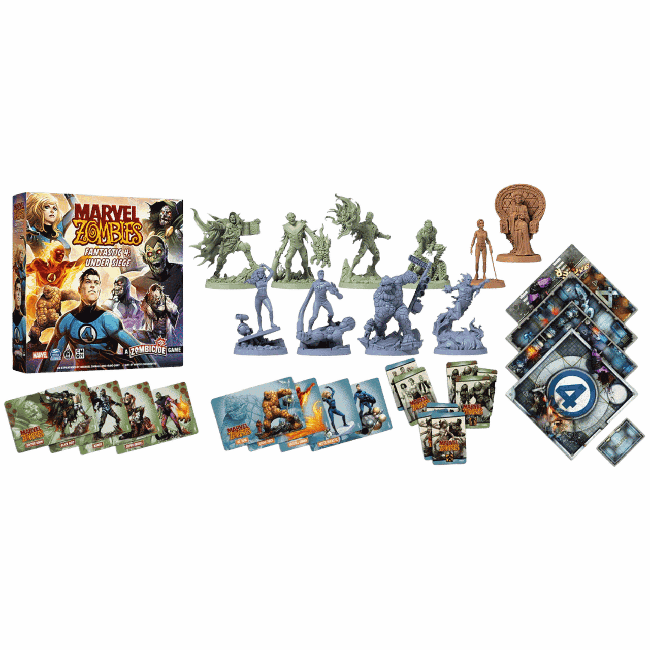 Marvel Zombies: Fantastic 4 - Under Siege Expansion - Game Nerdz