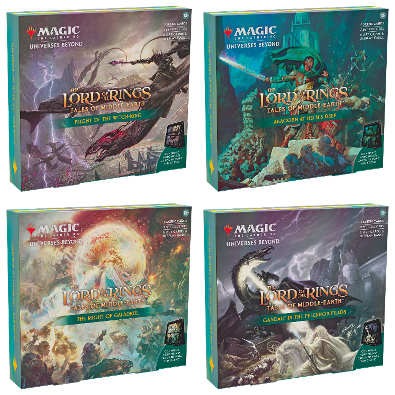 Magic: The Gathering - The Lord of the Rings - Tales of Middle-Earth -  Scene Box (Set of 4) (On Sale) - Game Nerdz