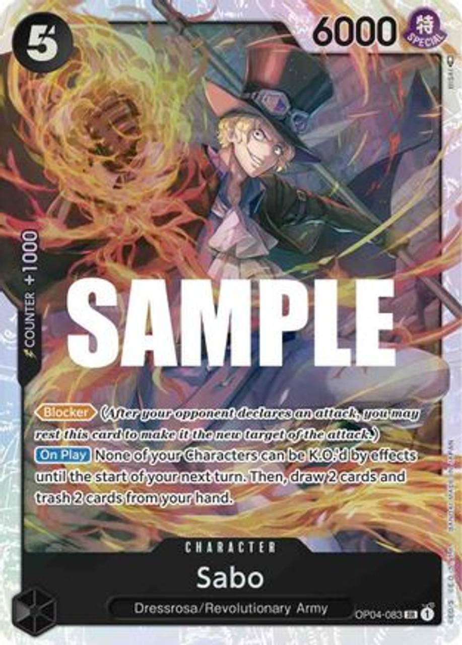 Sabo (OP04-083) Kingdoms of Intrigue Foil - Game Nerdz