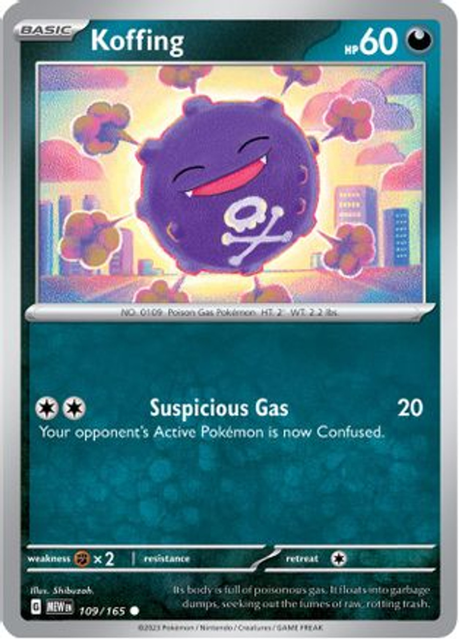 Koffing 109 - SV Scarlet and Violet 151 - Game Nerdz