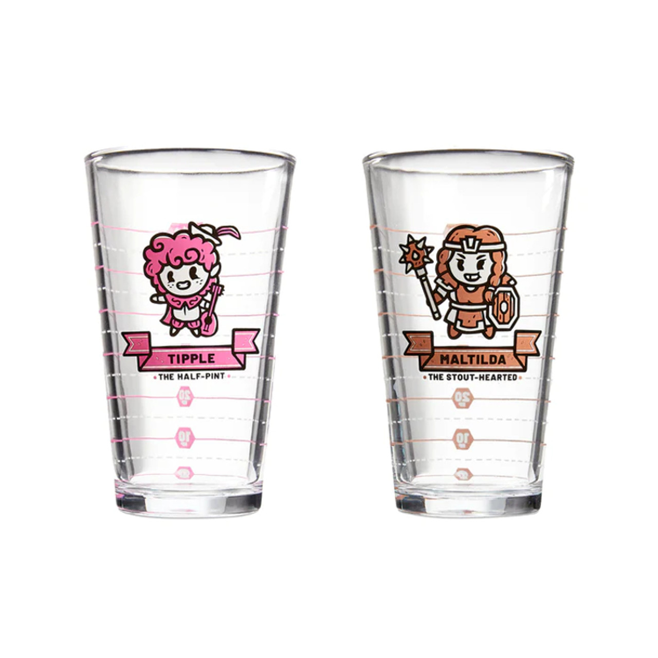 Heroes of Barcadia Base Game Glass Set