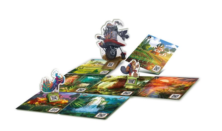 LUCKY DUCK GAMES – Kids Chronicles: La Profezia Della Vecchia Quercia – Gioco Da Tavolo Cooperativo Con App, Da 1 A 4 Giocatori, 7+ Anni