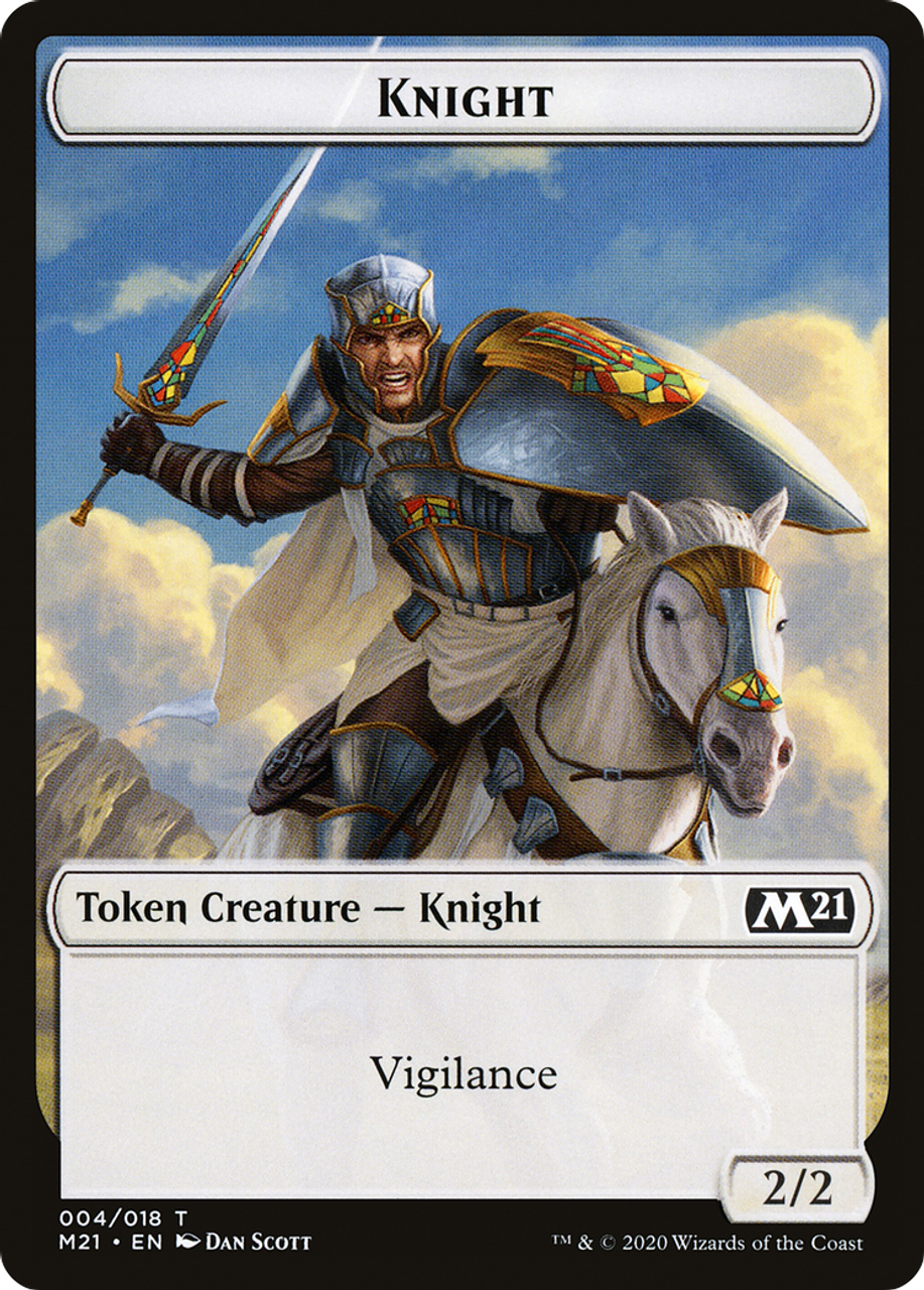 Knight (TM21-004) - Core Set 2021 Tokens - Game Nerdz