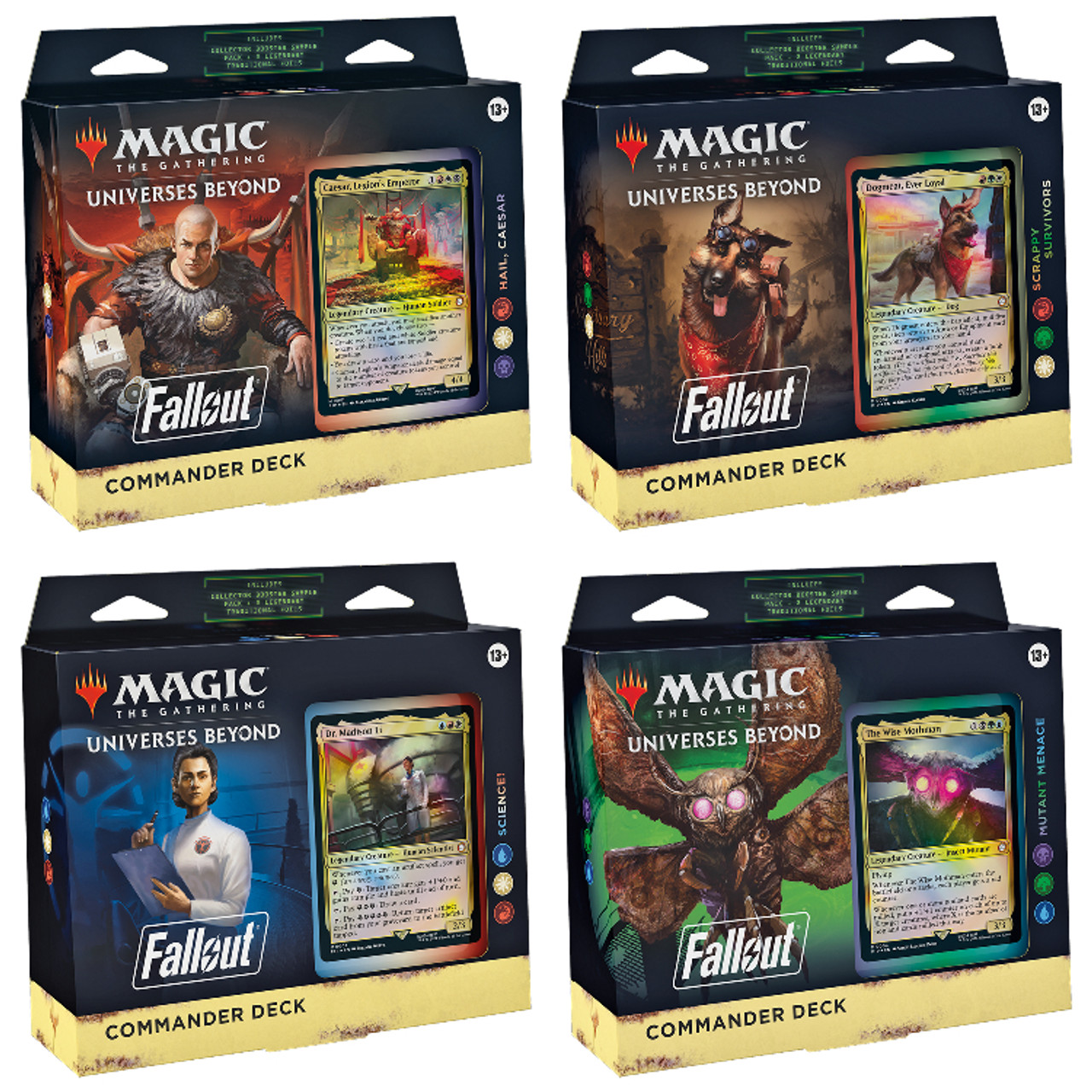 Magic: The Gathering x Fallout Commander Deck Preorders Are Now Live At   - GameSpot