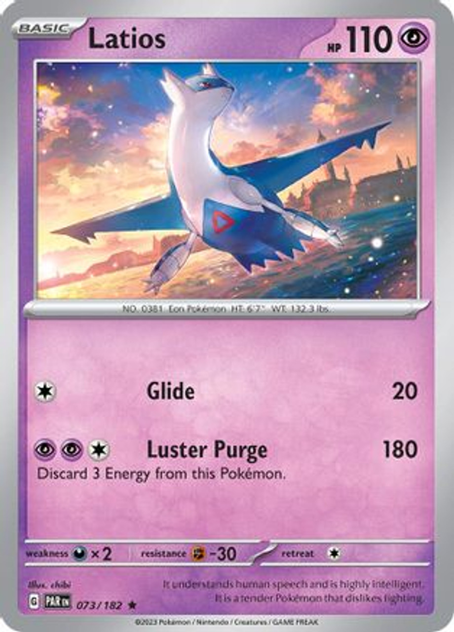Latios 73 SV04 Paradox Rift Reverse Holofoil Game Nerdz