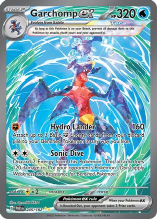 Garchomp ex - 245/182 245 - SV04 Paradox Rift Holofoil - Game Nerdz