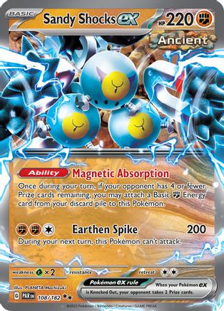 Sandy Shocks ex 108 - SV04 Paradox Rift Holofoil - Game Nerdz