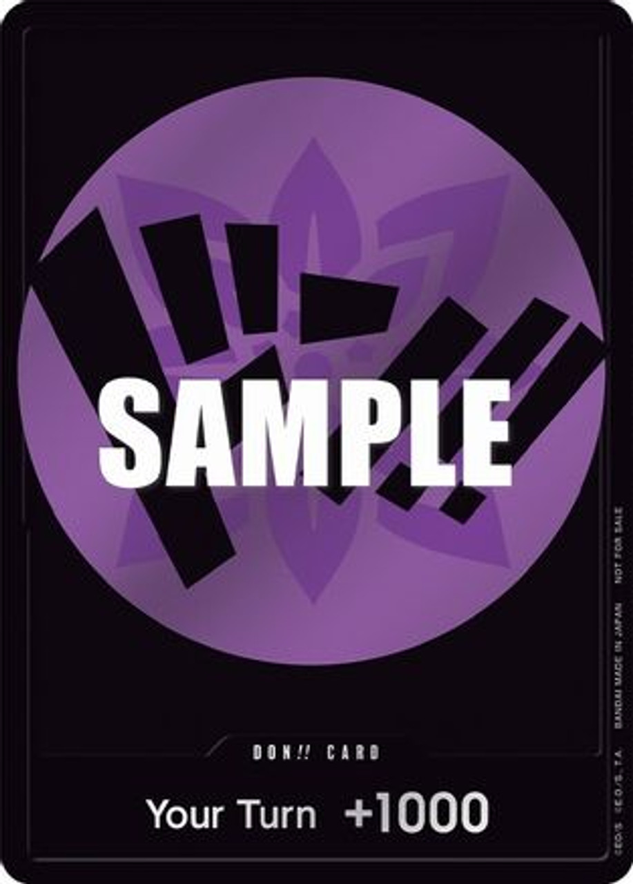 DON!! Card (Purple) One Piece Promotion Cards Foil - Game Nerdz