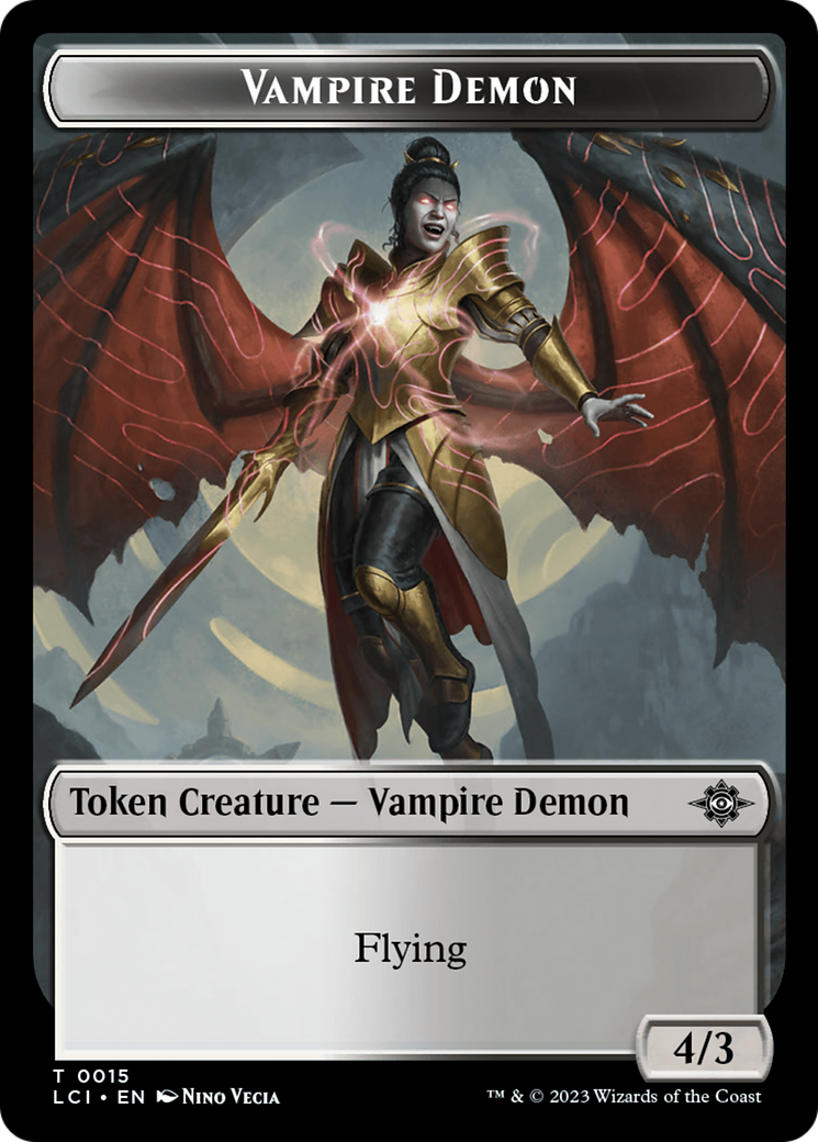 Vampire Demon (TLCI-015) - The Lost Caverns of Ixalan Tokens
