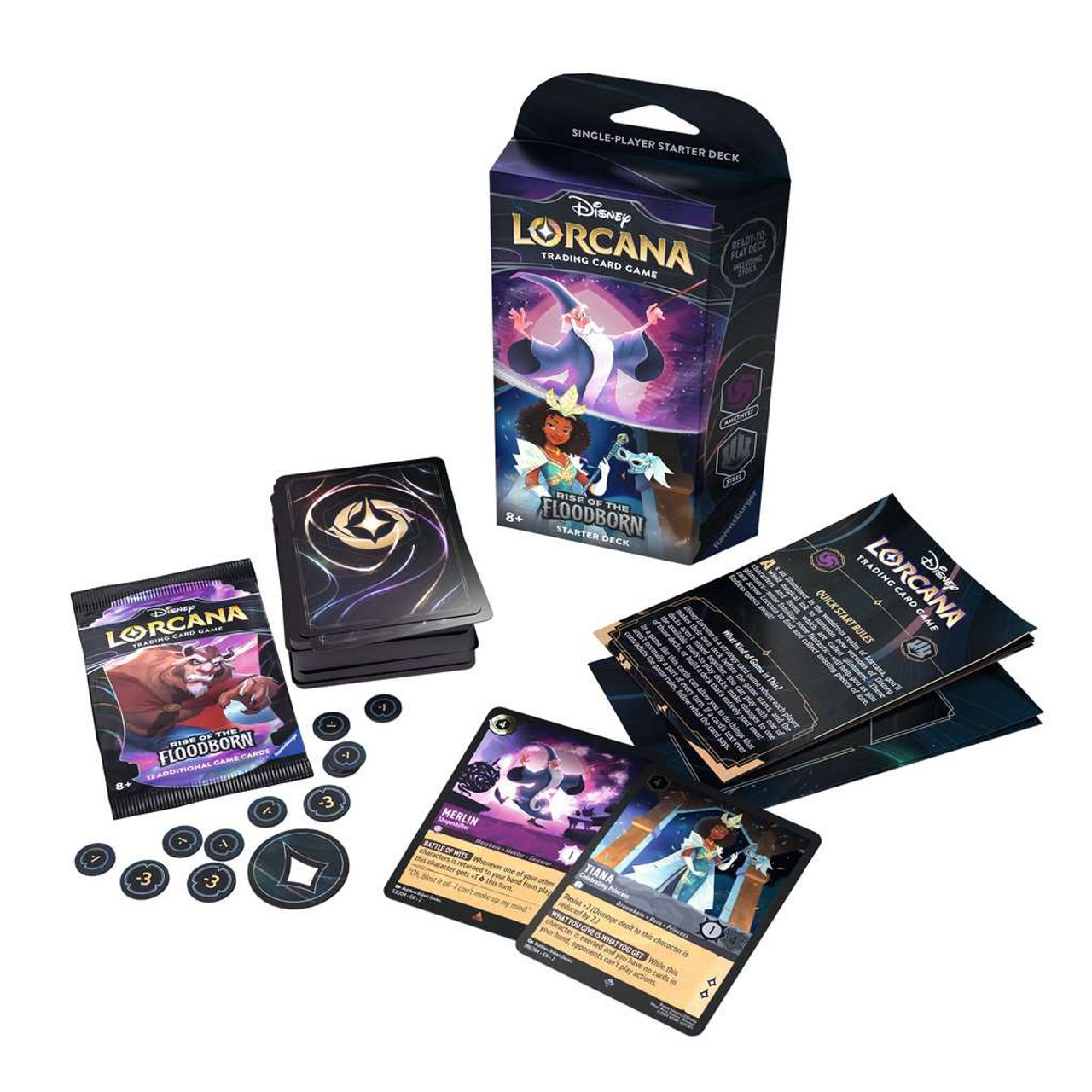 Disney Lorcana TCG: Rise of the Floodborn - Starter Deck (Set of 2)