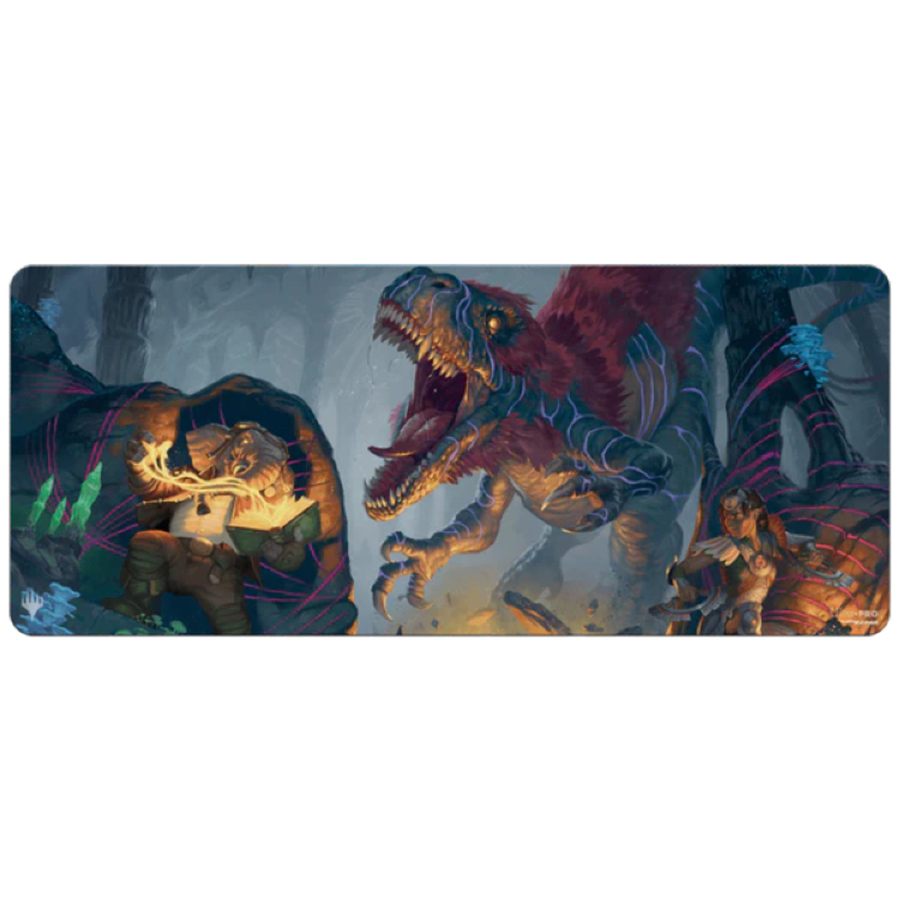 Ultra Pro Playmat: The Lost Caverns of Ixalan - Dinosaur & Quintorius Kand  (6ft)