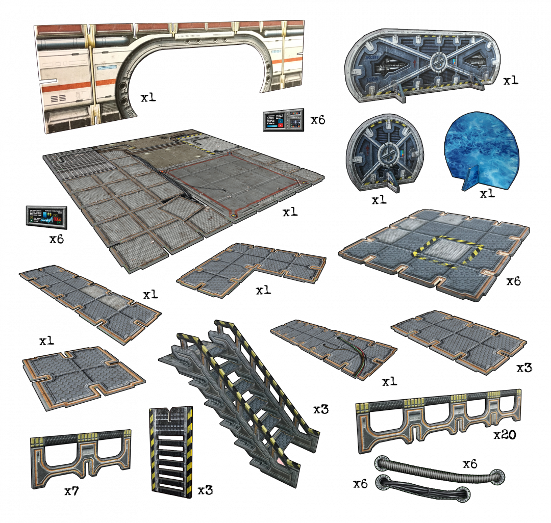 Galactic Warzones Terrain By Battlefront - Tabletop Scenery Set For Miniature Wargaming (BB584) - View #8
