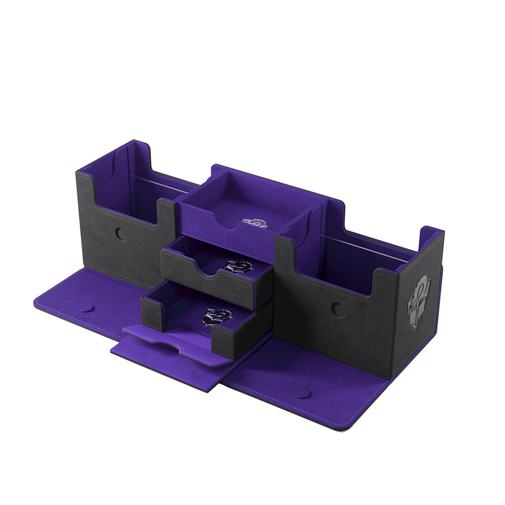 豪プログレ Sebastian Hardie 紙ジャケットボックスセット Gamegenic Deck Box: The Academic 266+ XL - Black/Purple - Game Nerdz