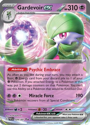 Gardevoir ex 29 - SV Paldean Fates Holofoil - Game Nerdz