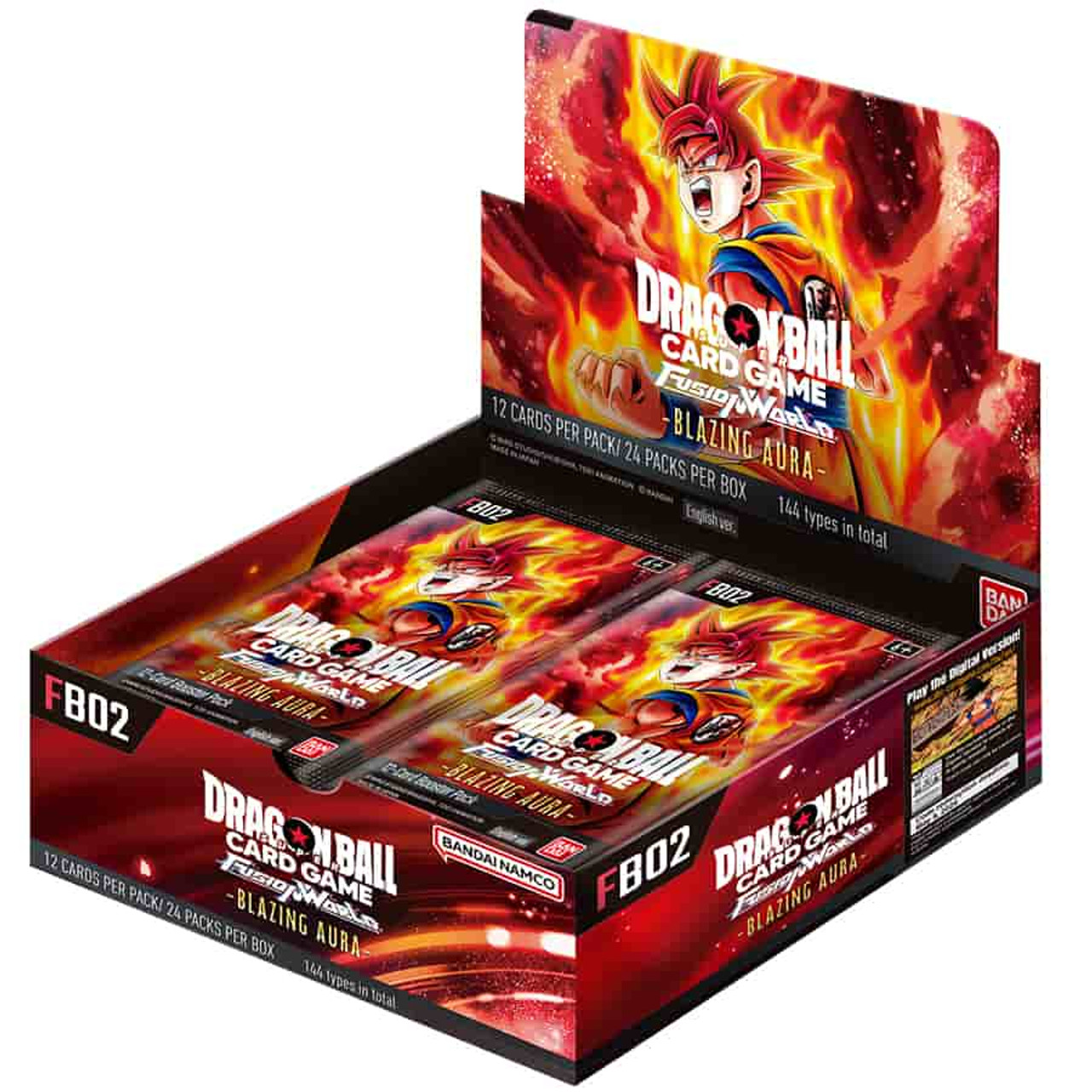 Dragon Ball Super TCG: Fusion World - Blazing Aura FB02 - Booster Box