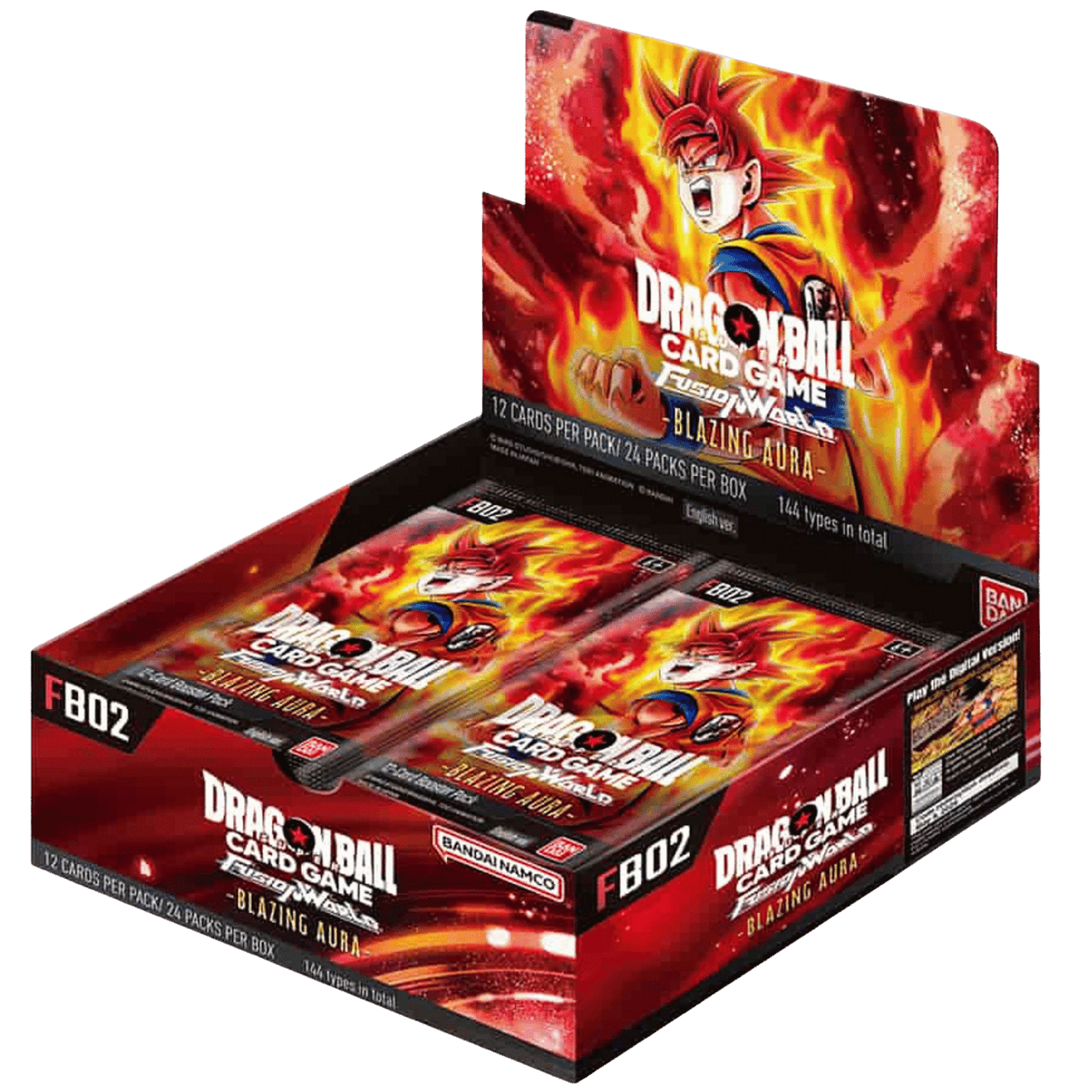 DRAGONBALL CARDS 2 BOX FB01 FB02 セット Dragon Ball Super TCG: Fusion World - Blazing Aura FB02 - Booster