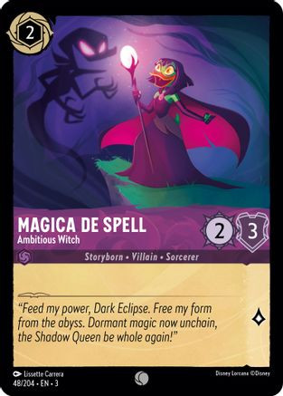 新品未使用　SPELL CARDS スペルカードティターニア・ハーディによる本 Magica De Spell - Ambitious Witch (48/204) - Into the Inklands