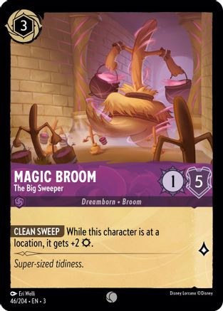 Magic Broom - The Big Sweeper (46//204) - Into the Inklands - Game