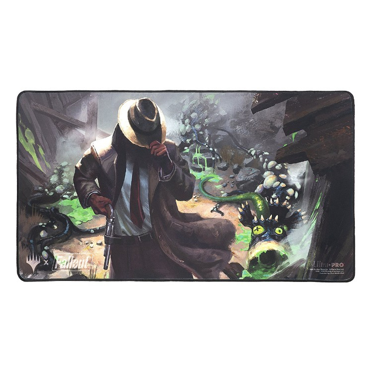 Ultra Pro Playmat: MTG - Fallout Mysterious Stranger (Black Stitched)