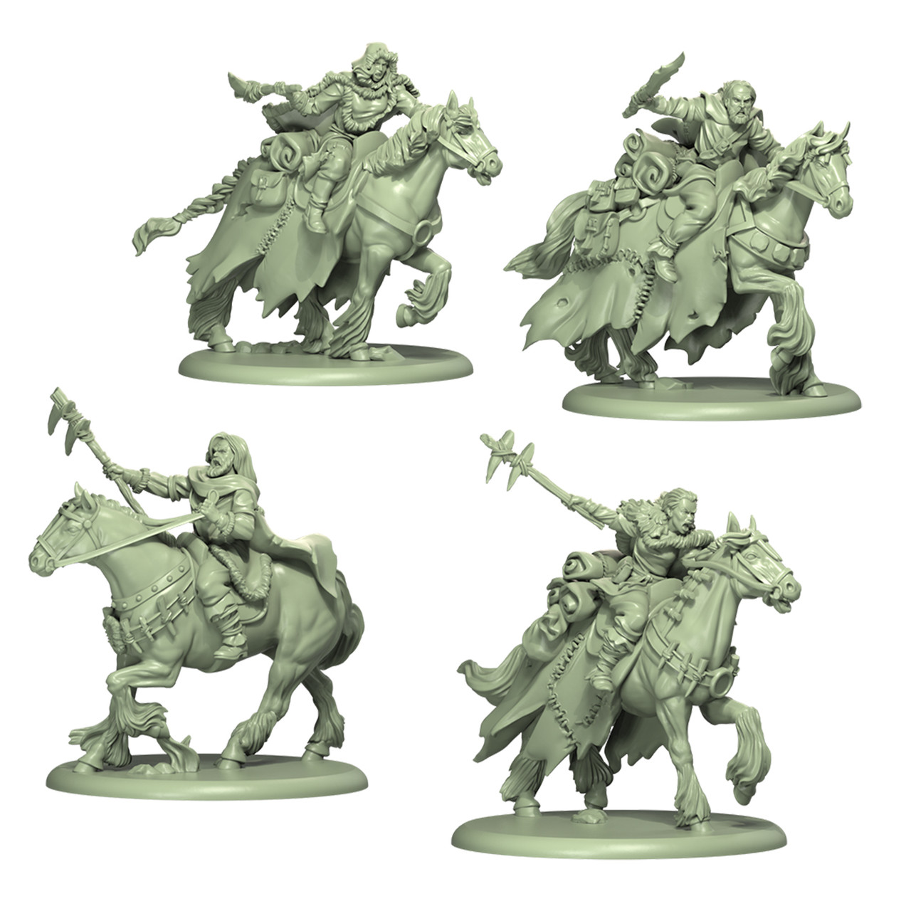 CMON A Song of Ice and Fire Tabletop Miniatures Game Harma's Vanguard Unit Box - Free Folk Mobile Cavalry! Strategy Game for Adults, Ages 14+, 2+ Players, 45-60 Minute Playtime, Made by CMON