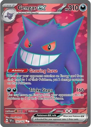 Gengar ex 193 - SV05 Temporal Forces Holofoil - Game Nerdz