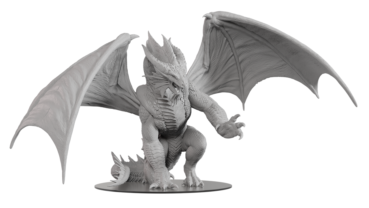 Dungeons & Dragons: Nolzur's Marvelous Unpainted Miniatures - Gargantuan  Bahamut (EARLY BIRD PREORDER)