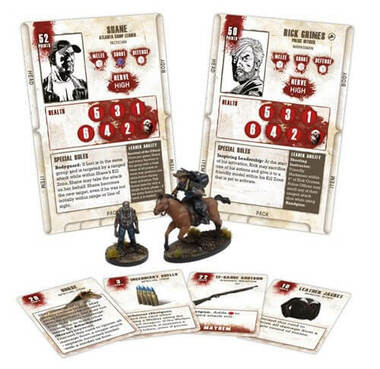 The Walking Dead Board Game - All Out War - Rick On Horse