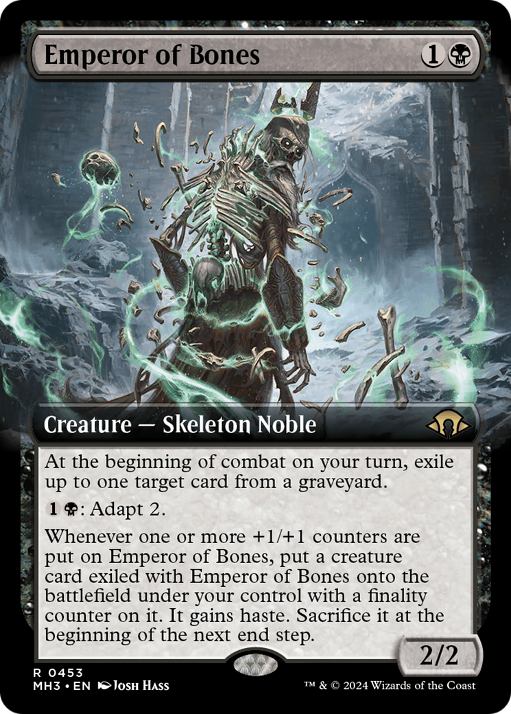 Emperor of Bones (MH3-453) - Modern Horizons 3: (Extended Art) Foil - Game  Nerdz