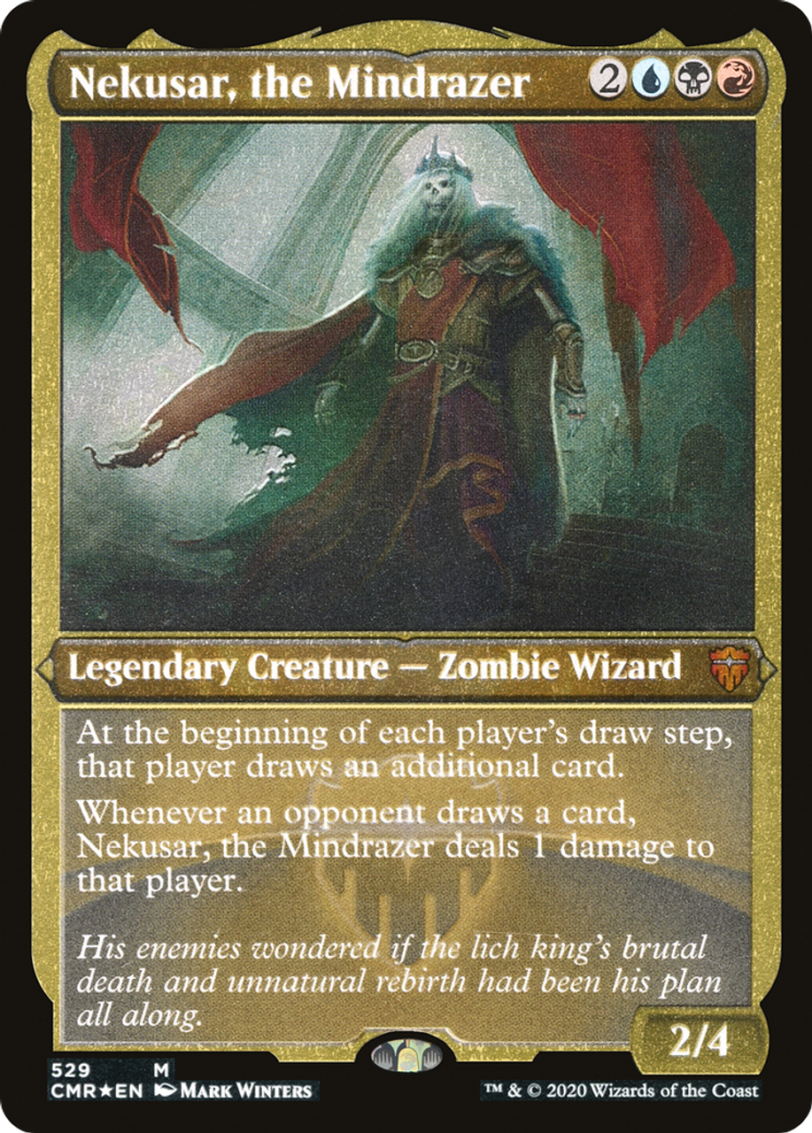 Nekusar, the Mindrazer (CMR-529) - Commander Legends Etched